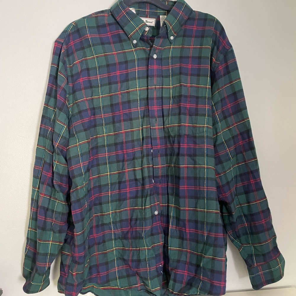Mens XL Vintage L.L. Bean Flannel